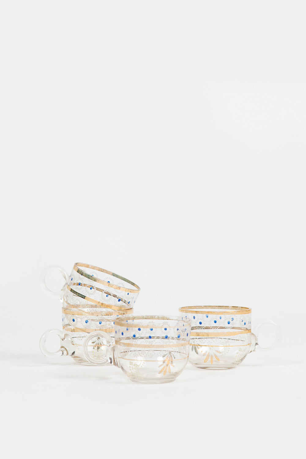 Set of 4 Victorian Tea Glasses