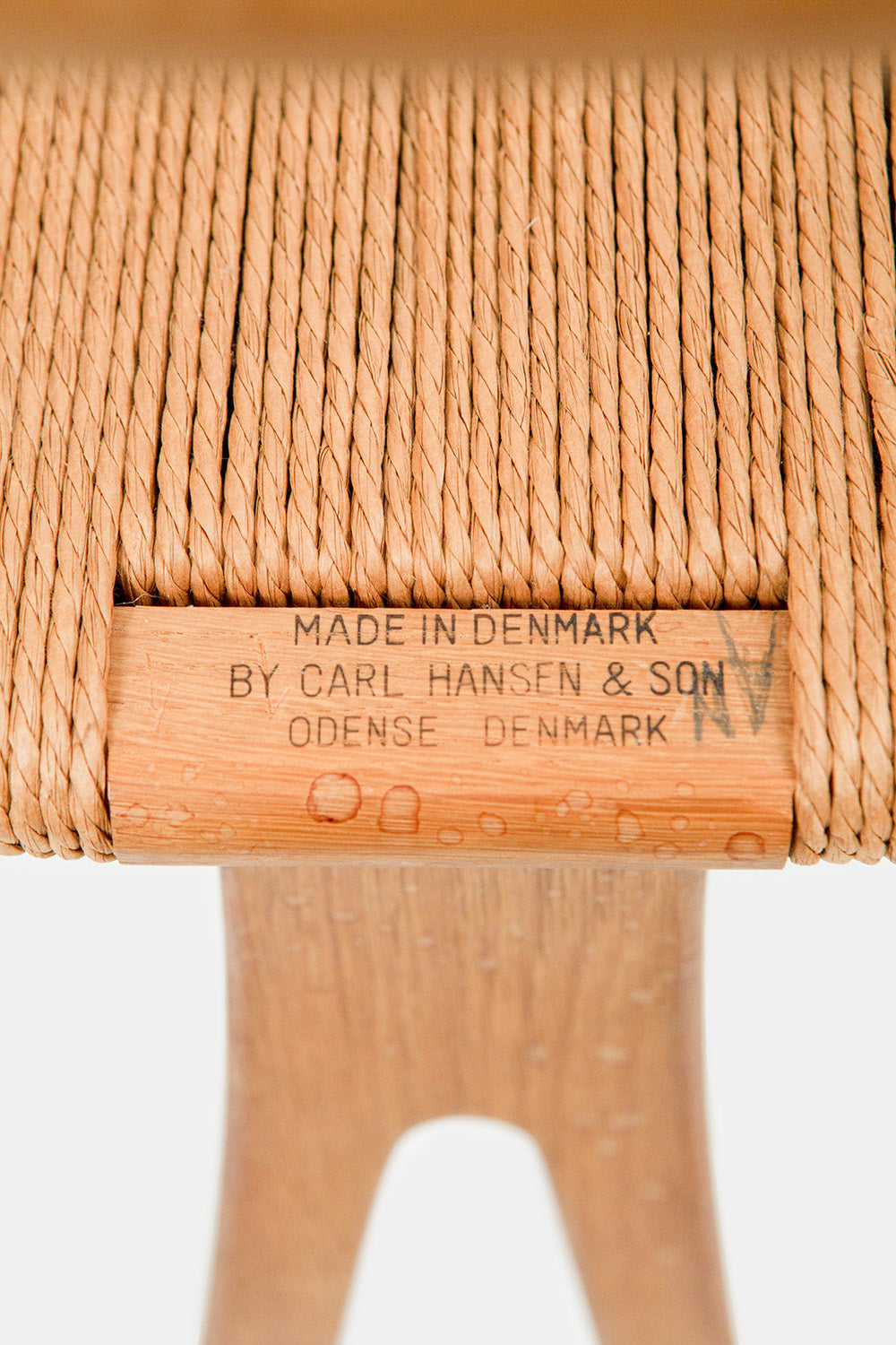 Pair of Hans J. Wegner Wishbone Oak Armchairs