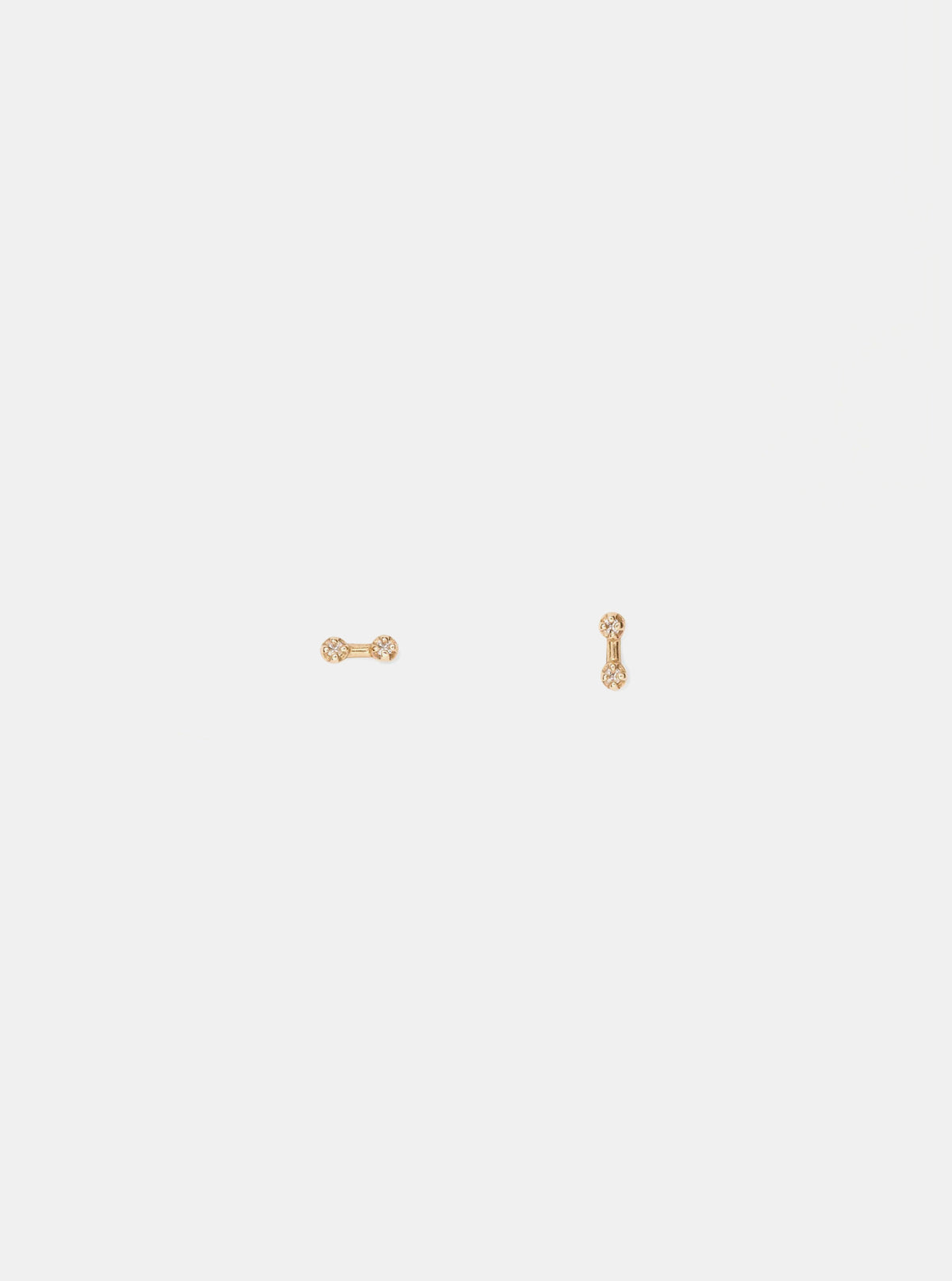 WWAKE Dimple Bar Earrings