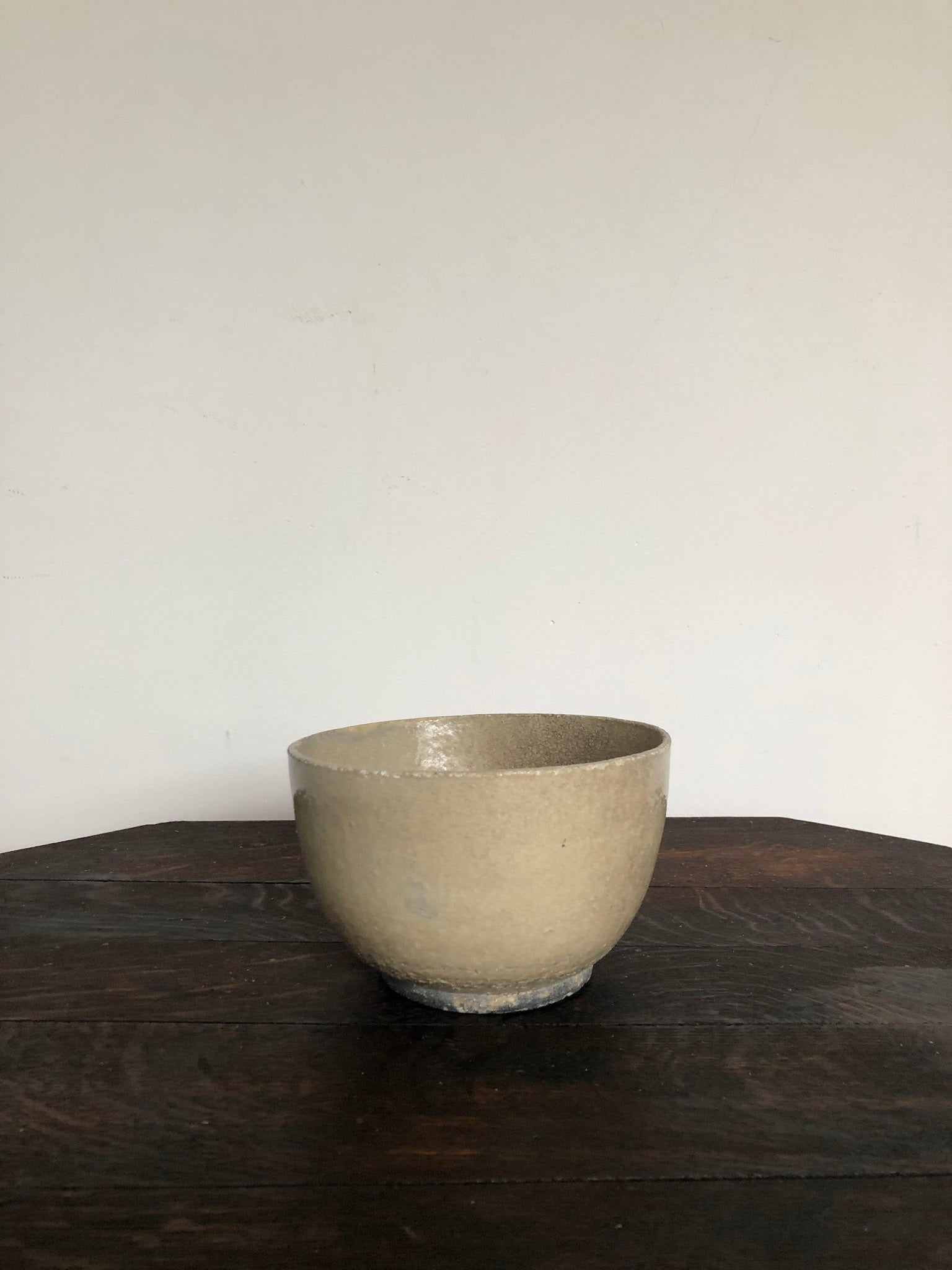 Mid Century Crackled Bowl