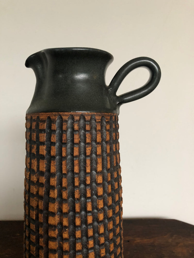 Vintage Victoria Little John Stoneware Pitcher