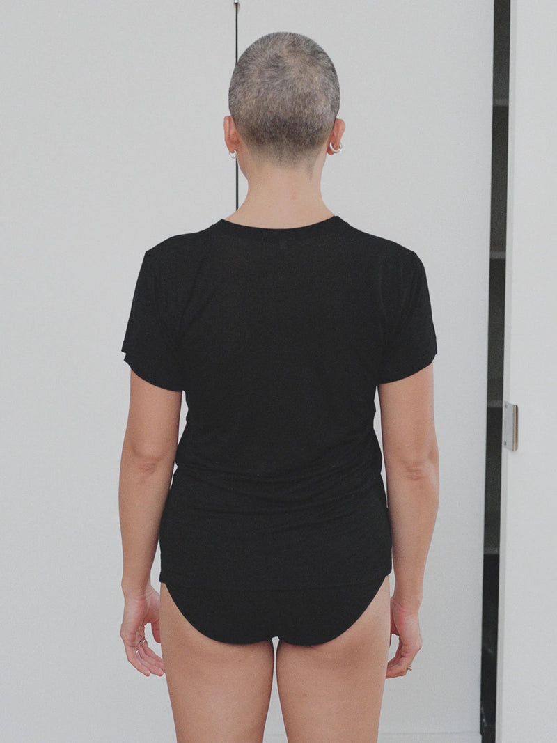 Baserange Tee Shirt in Black