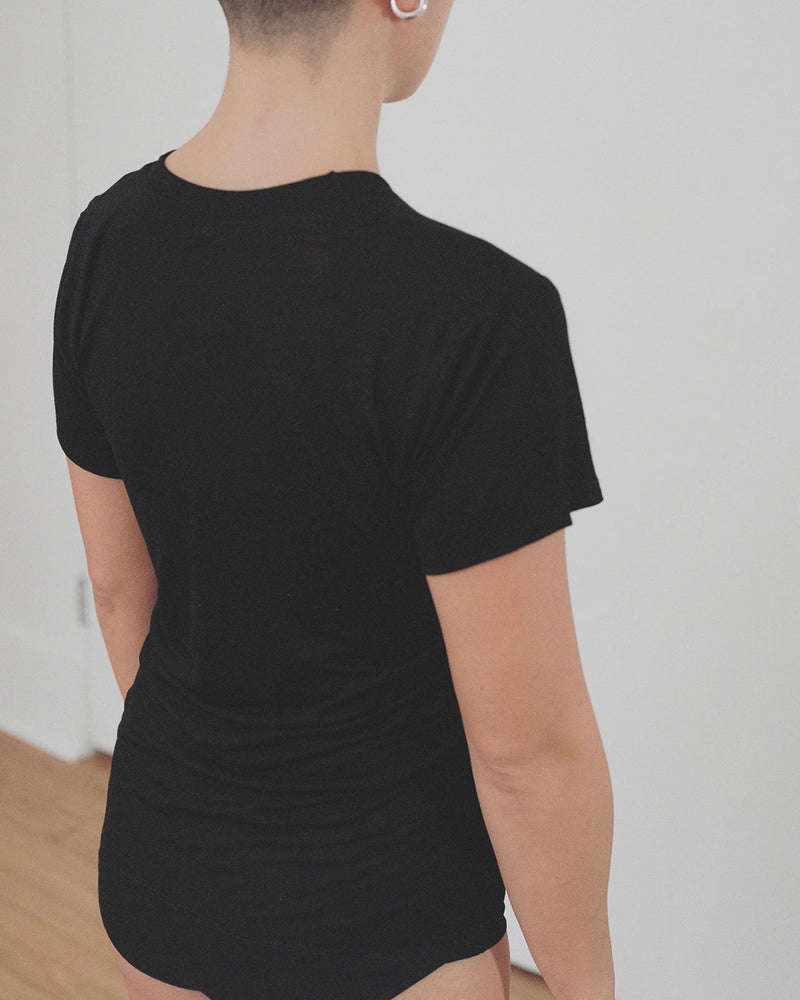 Baserange Tee Shirt in Black