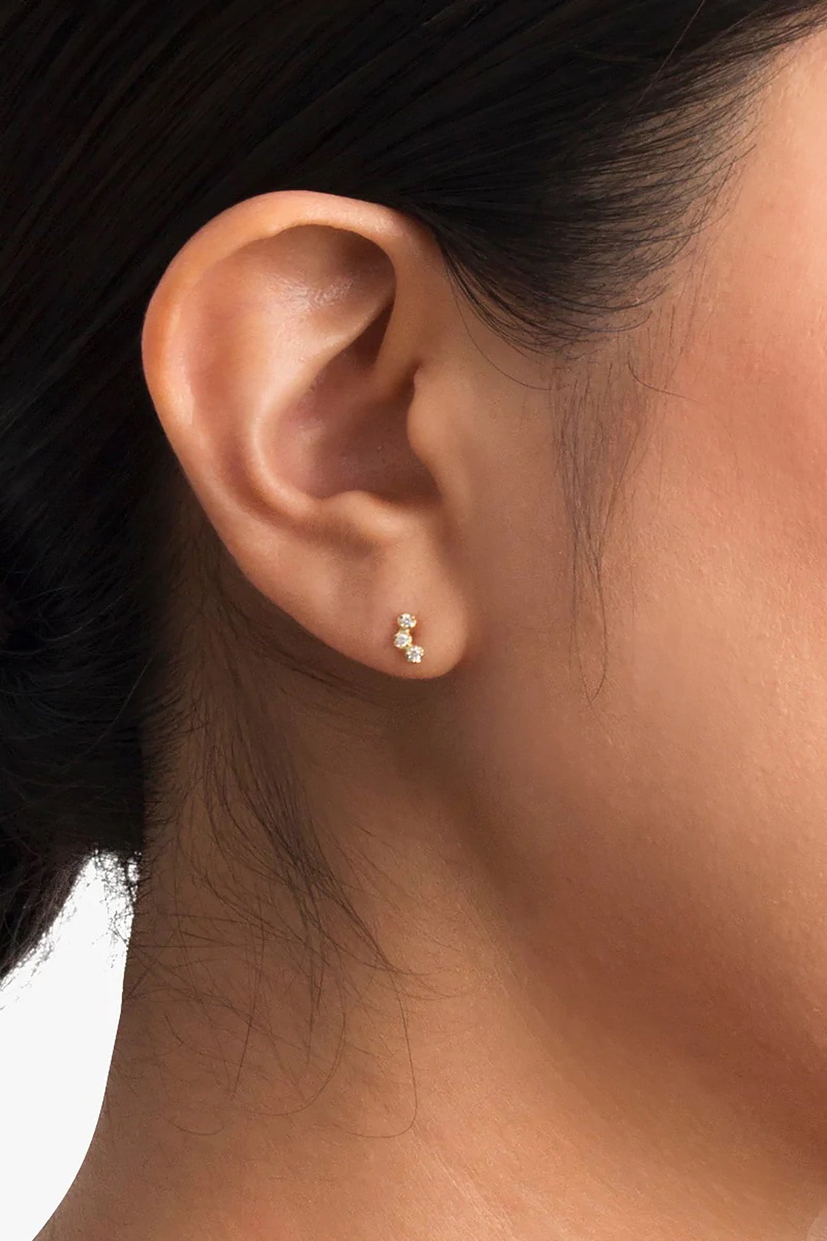 Satomi Kawakita White Diamond Orion Earrings