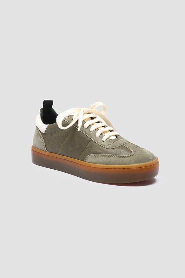 Officine Creative Kombined Sneaker in Olive/Tofu