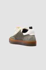 Officine Creative Kombined Sneaker in Olive/Tofu