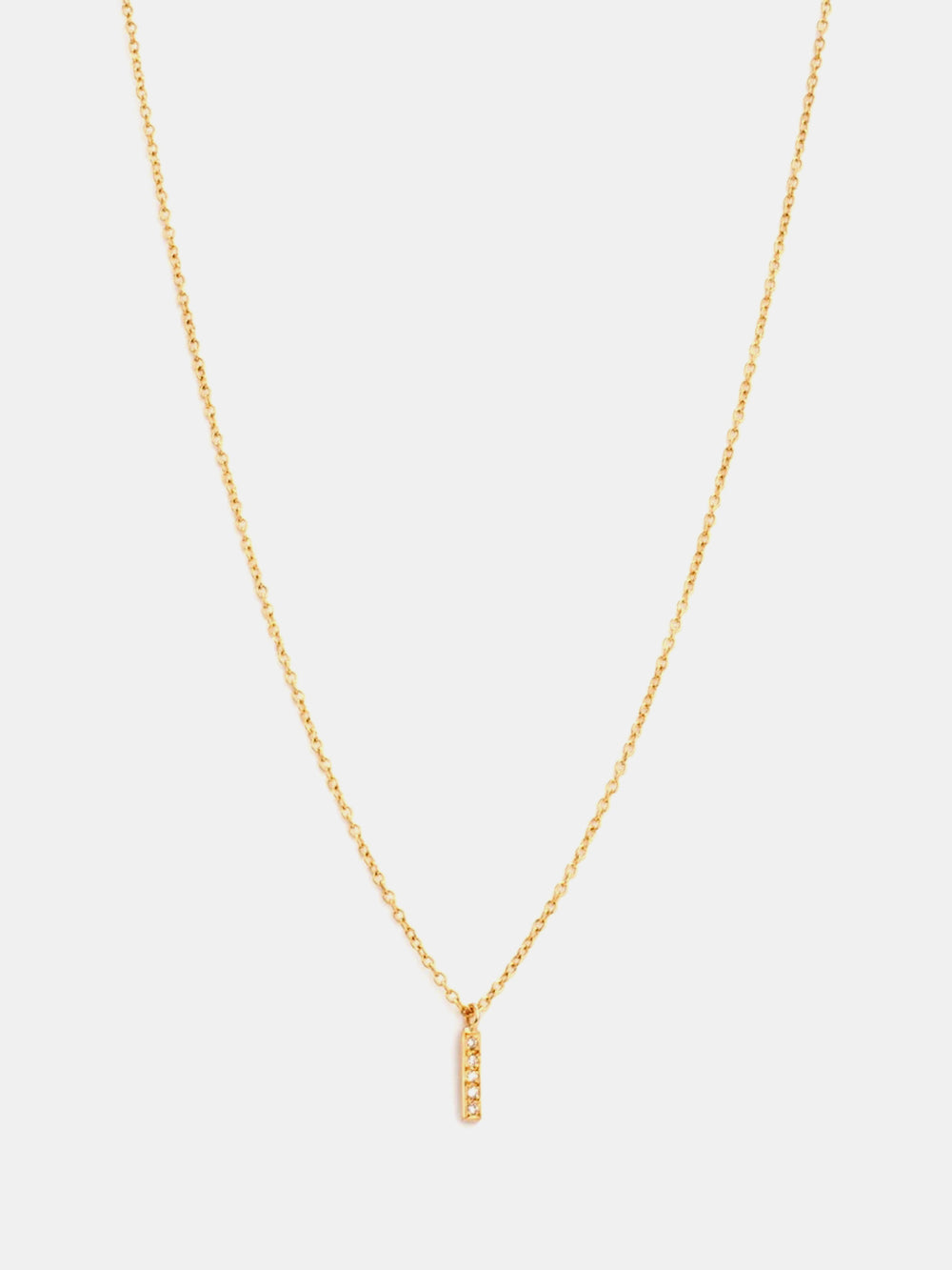 Satomi Kawakita Small Diamond Bar Necklace