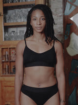 Baserange Soft Bra in Black