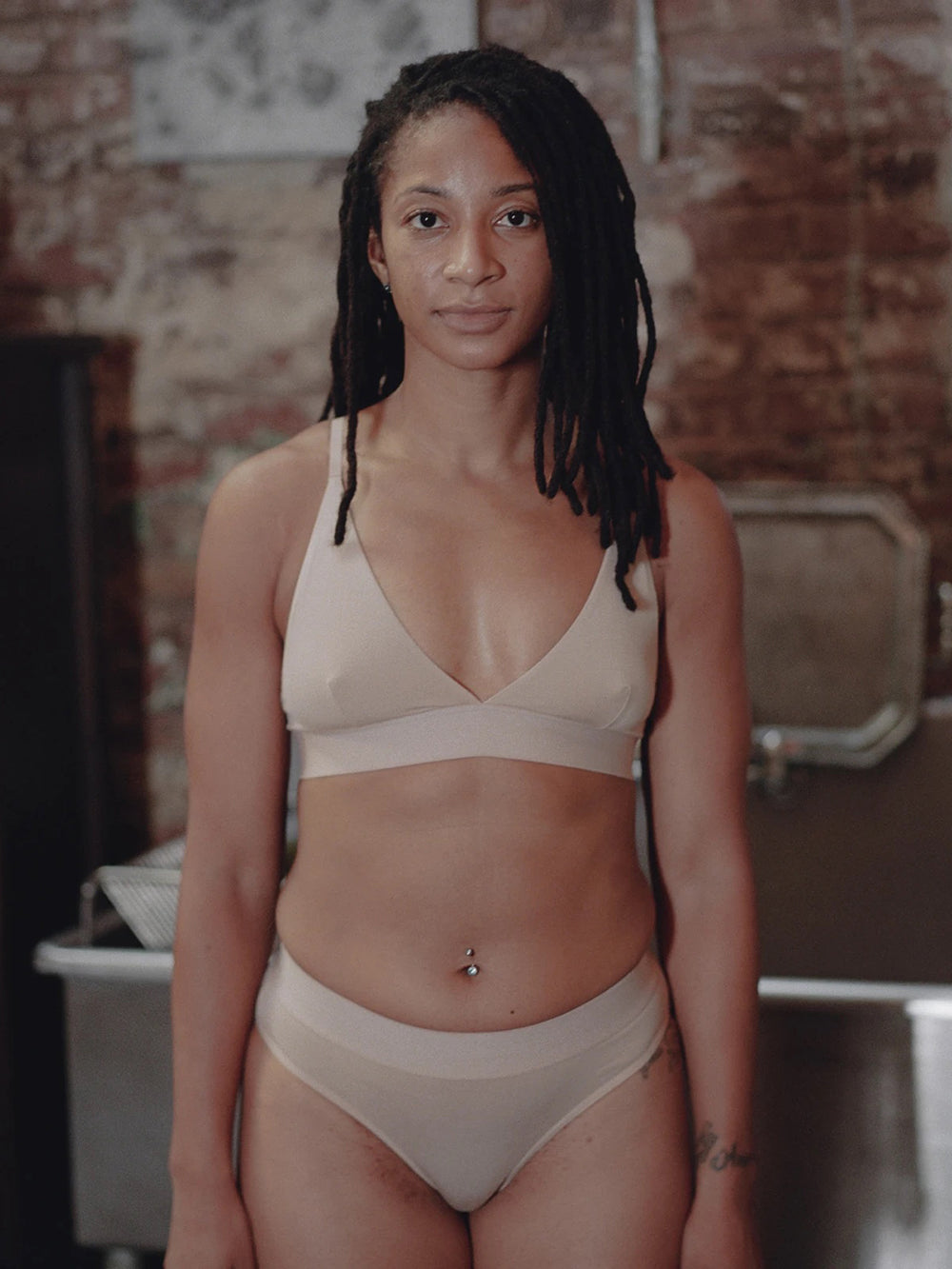 Baserange Triangle Bra in Haptic