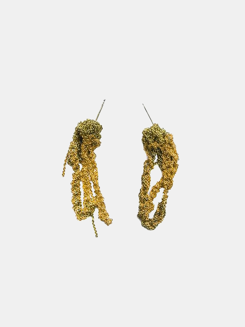 Arielle De Pinto Drip Earrings In Gold and Haze