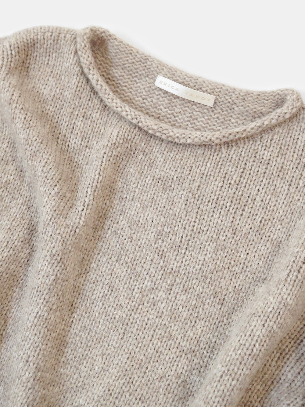 Gabrielle Alpaca Wool Rollneck Sweater in Fawn
