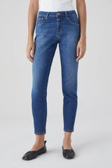 Closed Baker Jean in Dark Blue