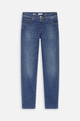 Closed Baker Jean in Dark Blue