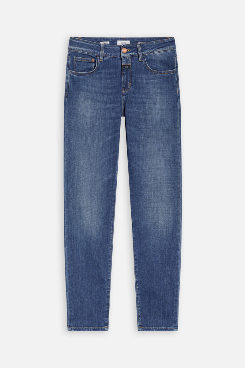 Closed Baker Jean in Dark Blue