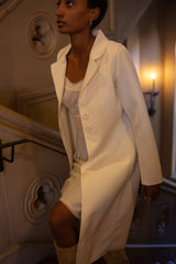 Baudelaire Coat in Winter White
