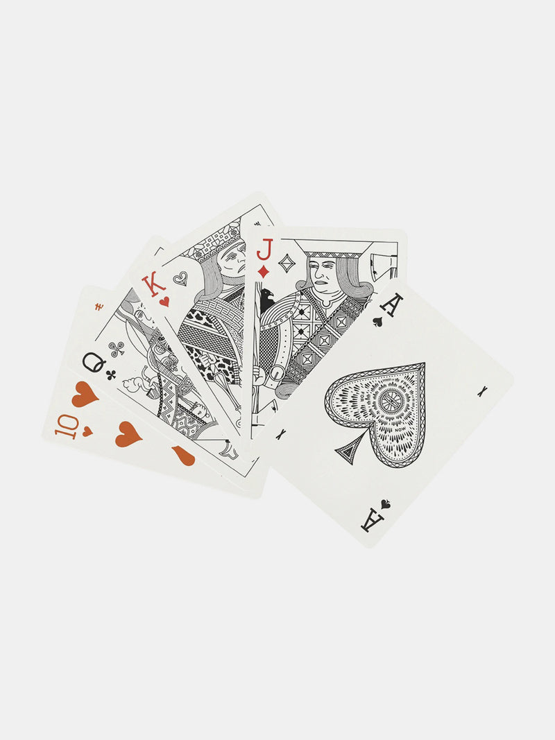 ivory playing cards deck