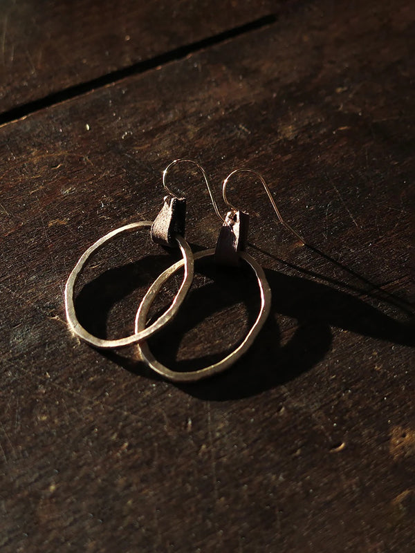 Christy Lea Payne Bronze Oval Earrings