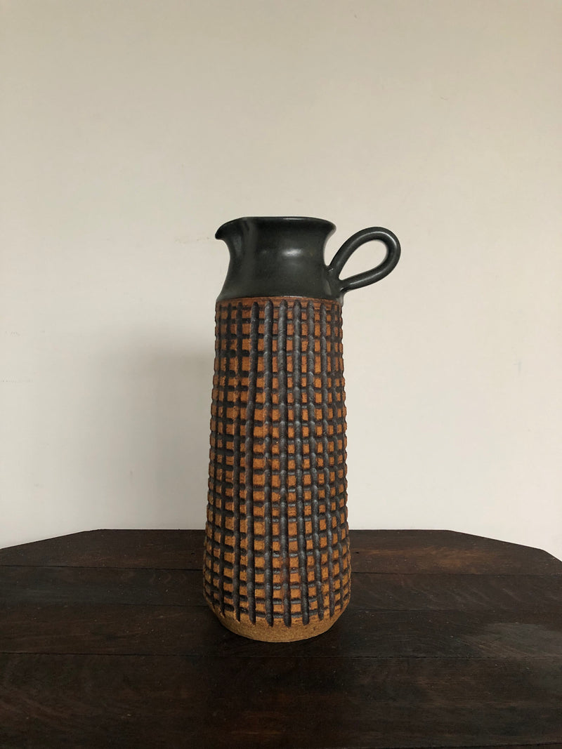 Vintage Victoria Little John Stoneware Pitcher
