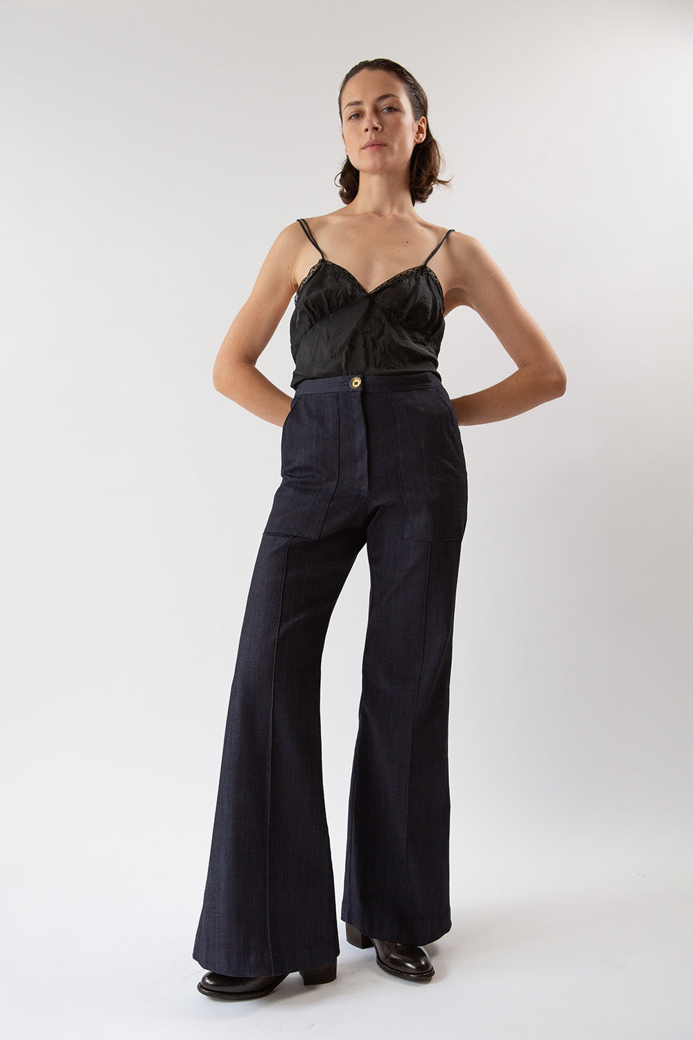 Darby Denim Pant in Dark Indigo