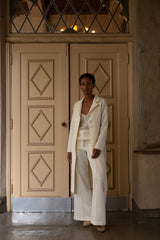 Baudelaire Coat in Winter White