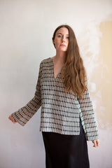 Jacobsen Cotton in Natural/Black