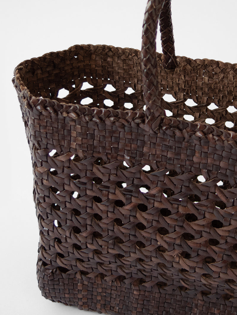 Dragon Diffusion Big Cannage Bag in Dark Brown