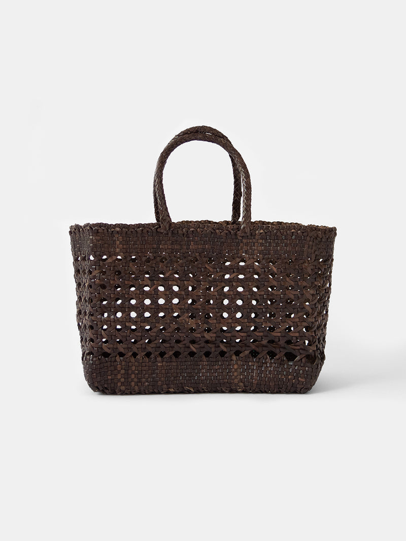 Dragon Diffusion Big Cannage Bag in Dark Brown