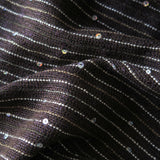 Sequin Stripe Silk