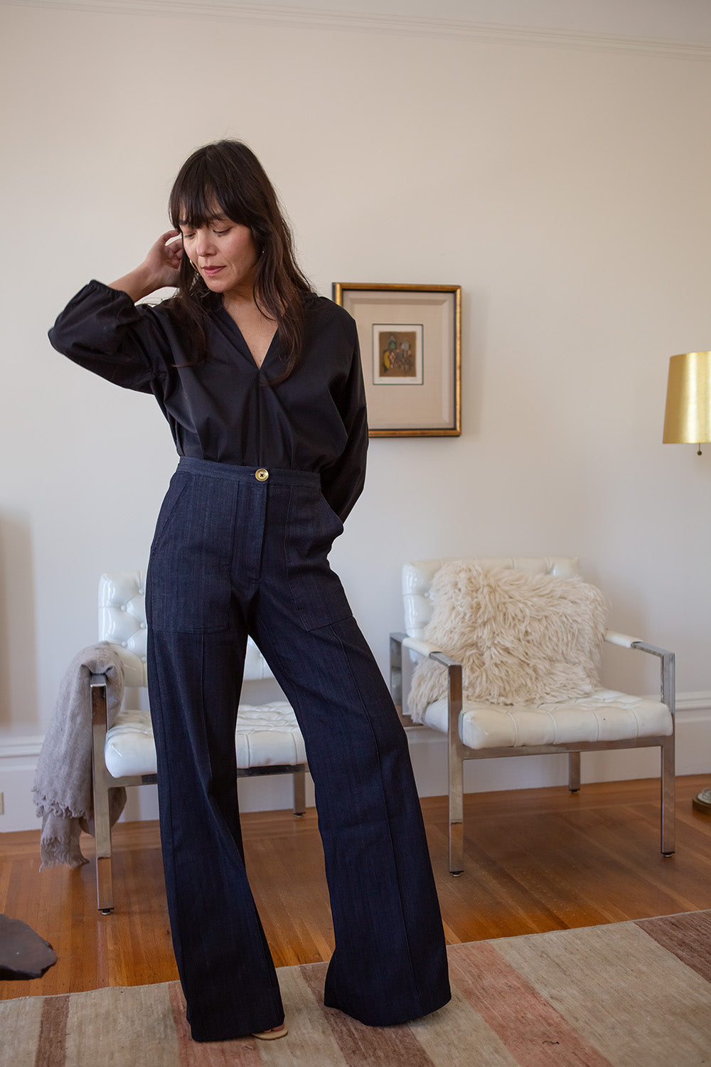 Darby Denim Pant in Dark Indigo