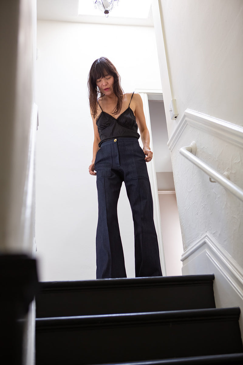 Darby Denim Pant in Dark Indigo