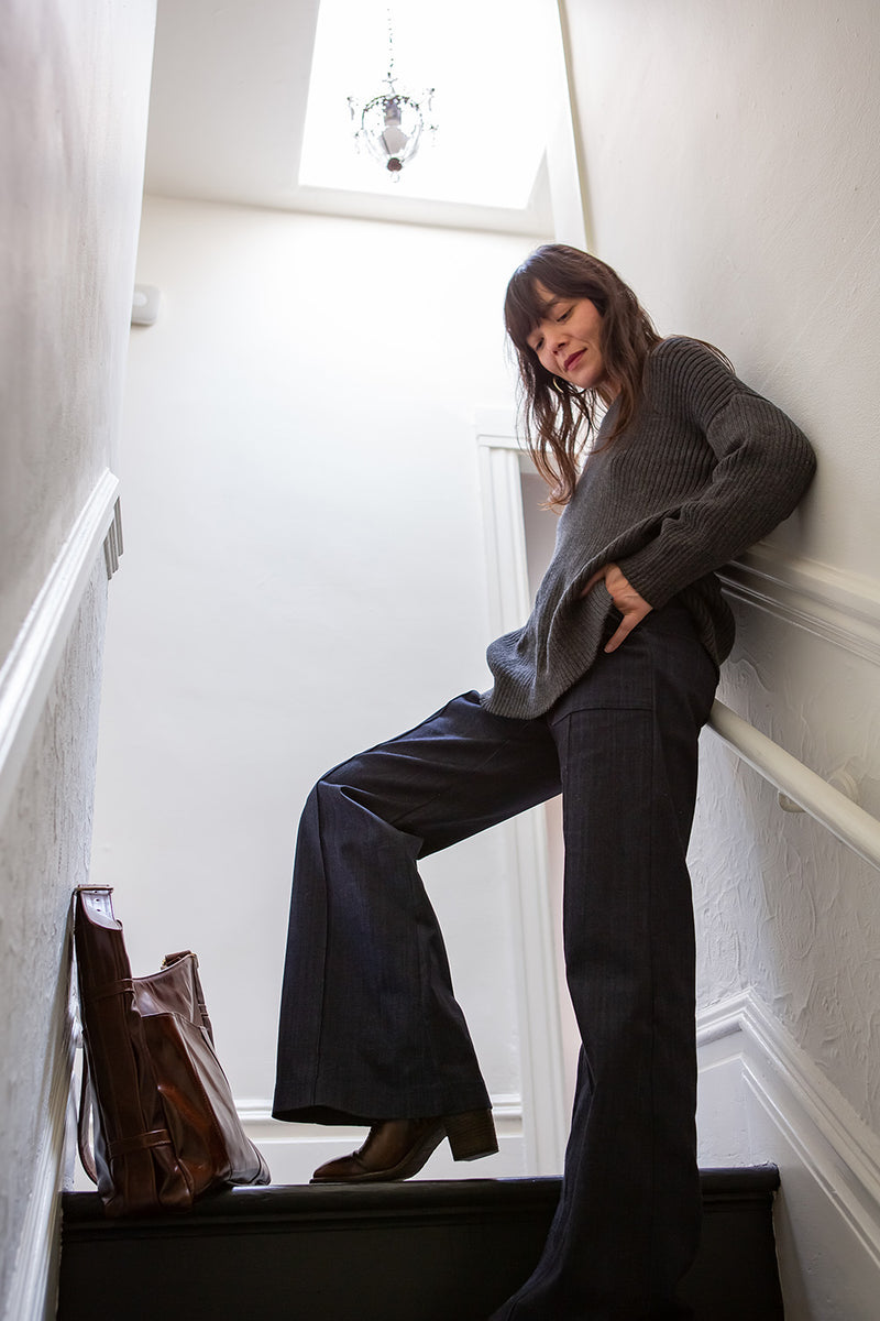 Darby Denim Pant in Dark Indigo