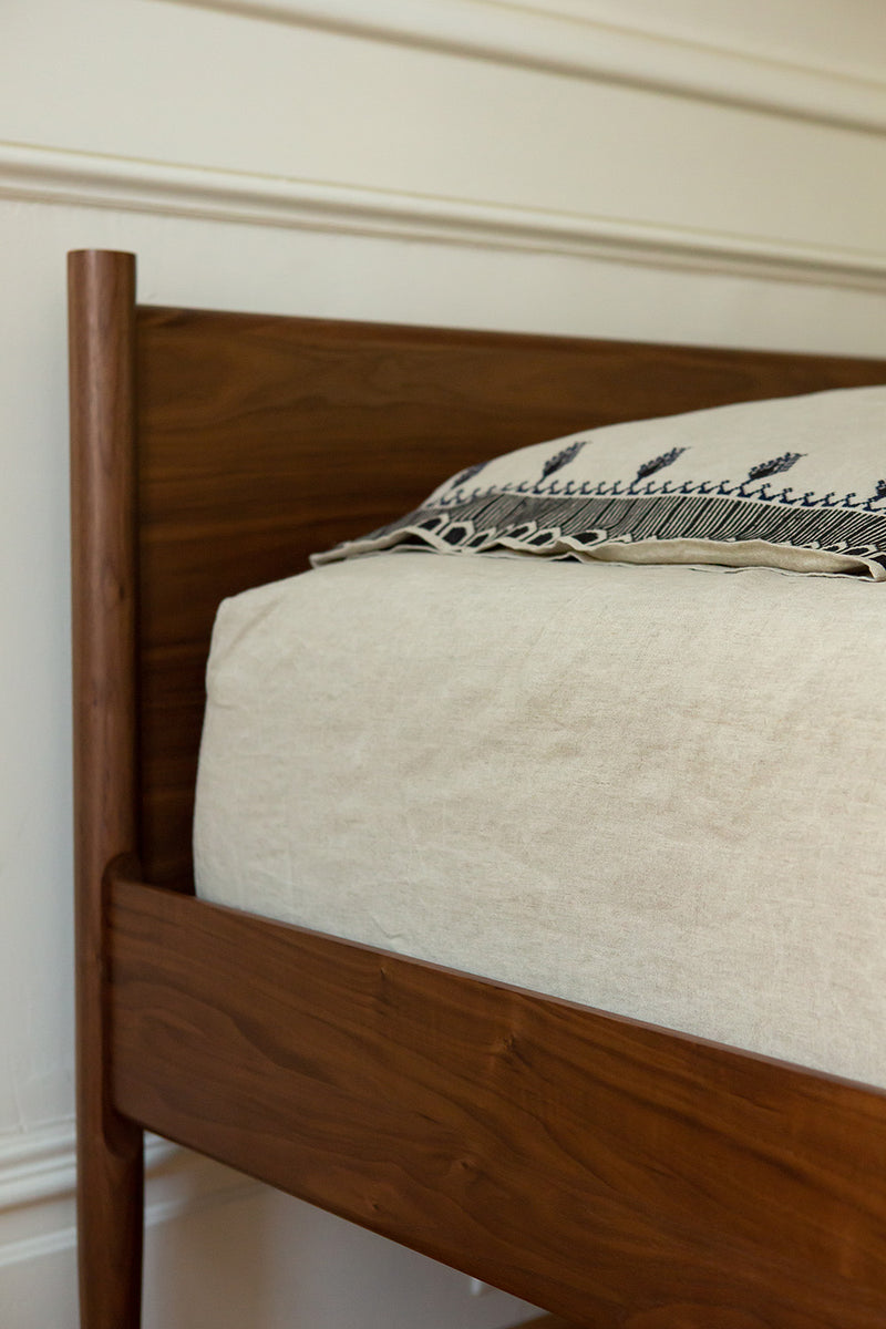 Fitted Sheet in Natural Linen