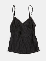 Gilda Silk Camisole in Black