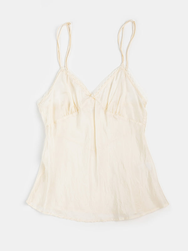 Gilda Silk Camisole in Ivory