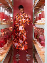 Henrik Vibskov Pipette Dress in Dark Peaches
