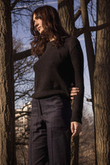 Isla Baby Alpaca Silk Sweater In Black