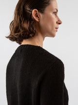 Isla Baby Alpaca Silk Sweater In Black