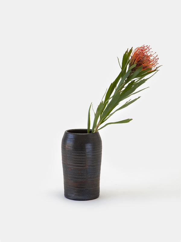 jessica abbott williams ceramic vase in black