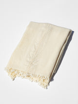 Khadi Wool Hand Woven Blanket in Natural