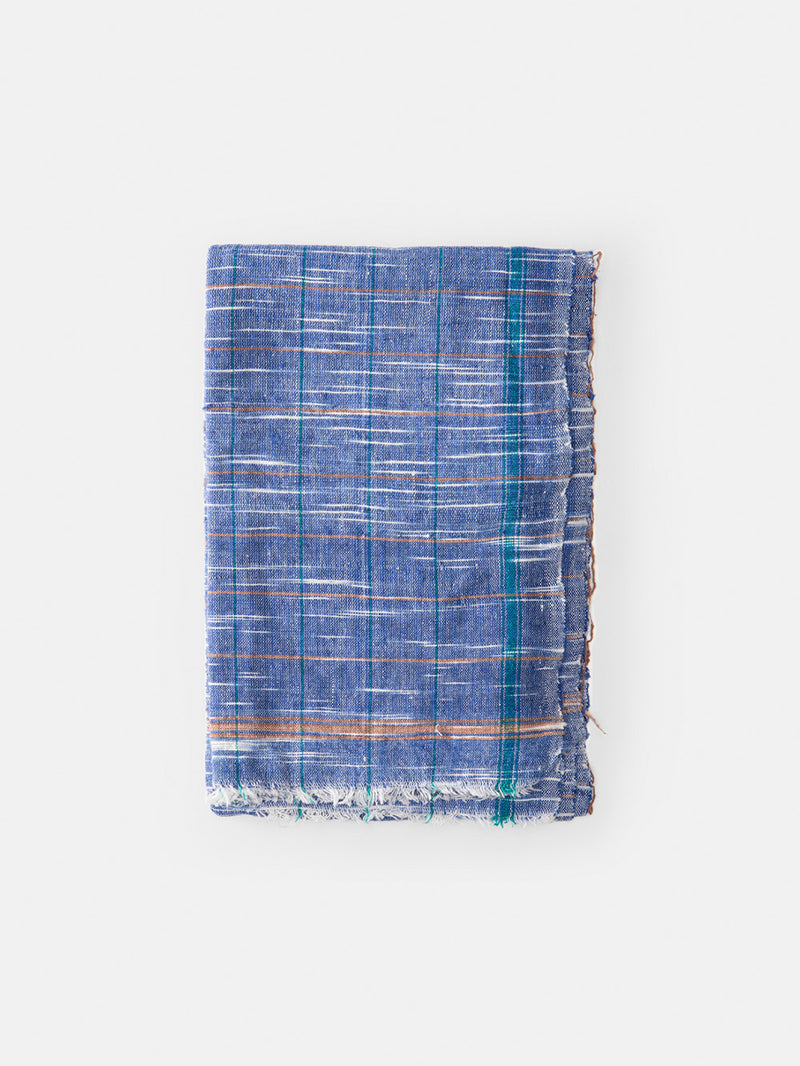 Khadi Cotton Towel in Royal Blue