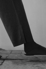 Cordera Cashmere Knit Pants in Anthracite