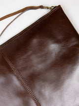 Esben Leather Laptop Folio in Dark Basalt