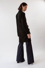 Lewisia Baby Alpaca and Silk Cardigan In Black
