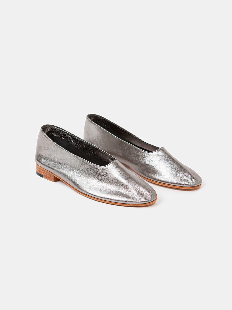 Martiniano Glove Shoe in Pewter