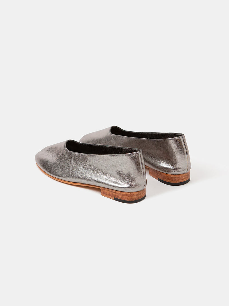 Martiniano Glove Shoe in Pewter