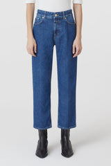 Closed Milo Jean in Dark Blue