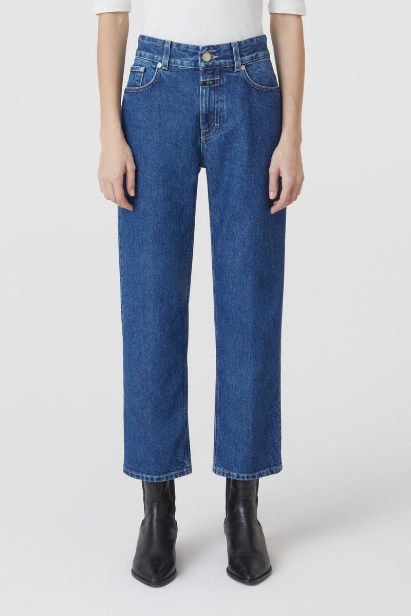 Closed Milo Jean in Dark Blue