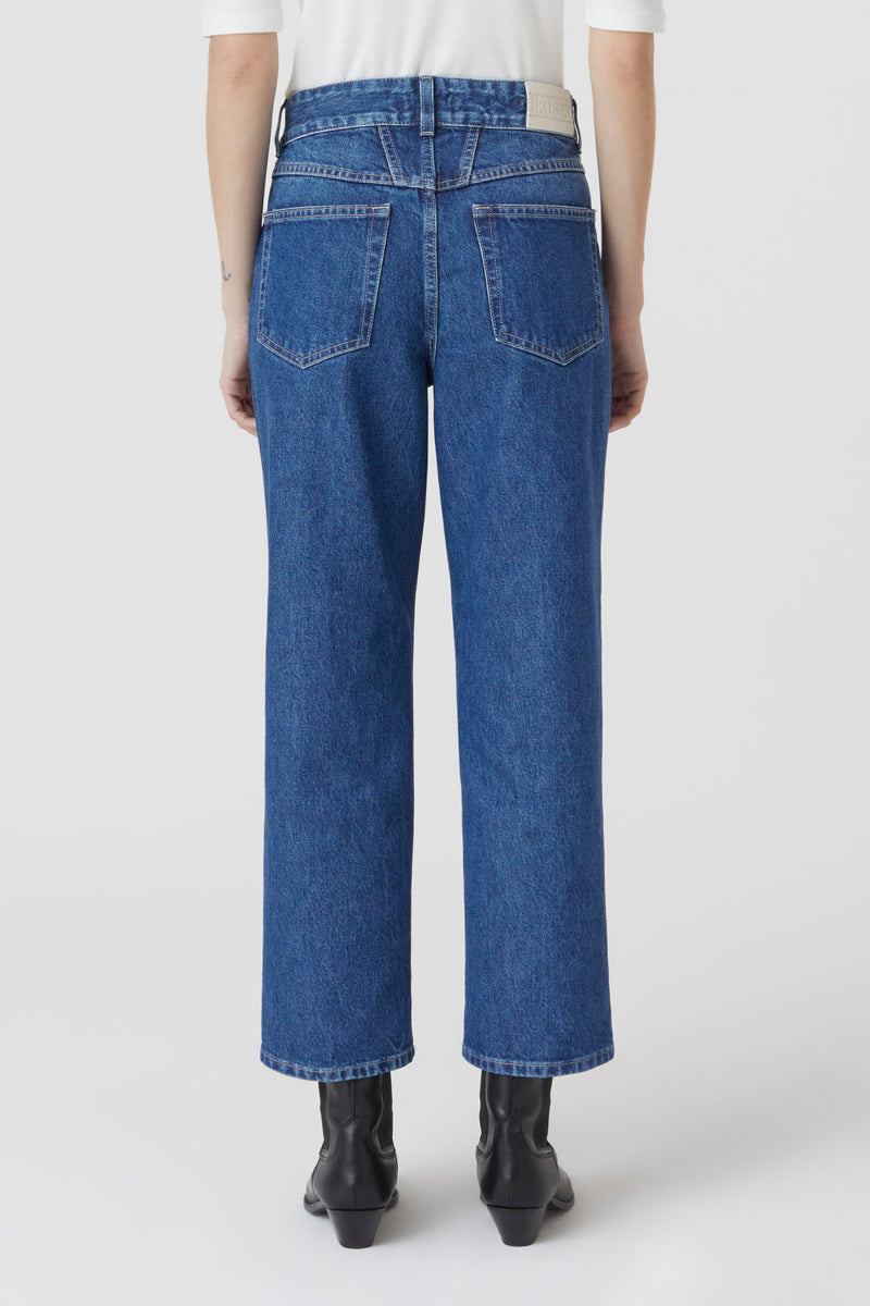 Closed Milo Jean in Dark Blue