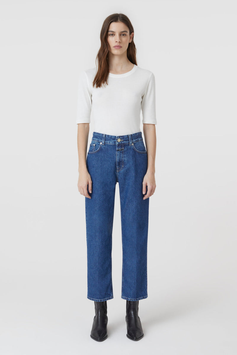 Closed Milo Jean in Dark Blue