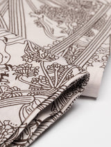 Botanicus Napkin Set in Dove/Dark Chocolate